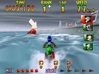 une photo d'Ã©cran de Wave Race 64 sur Nintendo 64